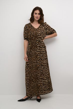 Kaffe Jurk Regular fit Classic Leopard animal