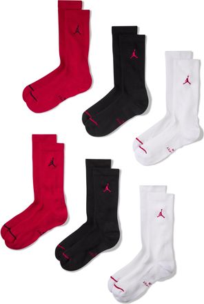 Nike Jordan Everyday Elevated Crew Socks (6 Pairs) in Multicolor | IR6326-901