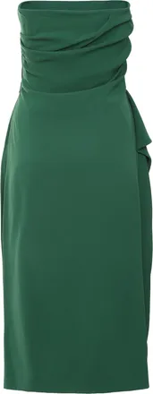 Max Mara Womens Acceso Corset Dress Green Polyester