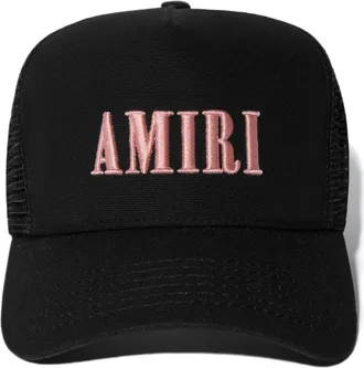 Amiri Core Logo trucker hat - unisex - pure cotton/Mesh - One Size - Black