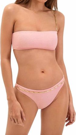 Vix Bell Basic Bikini Bottom In Rosewater
