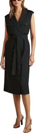 Reiss Kimora Wool-Blend Midi Dress