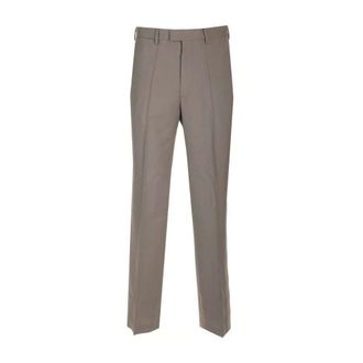 Maison Margiela Tailored Wool Trousers - male - MM6 Maison Margiela - Suit Trousers - Brown - L - Trousers