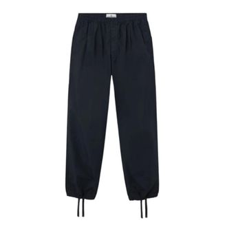 Stone Island Straight Trousers, male, Blue, W32, Loose Fit Jogger Trousers with Pockets