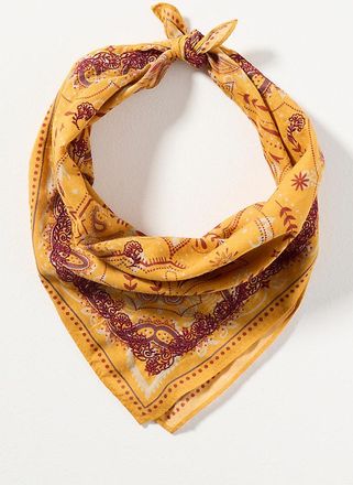 Elizabeth Gillett 100% Cotton Embroidered Bandana