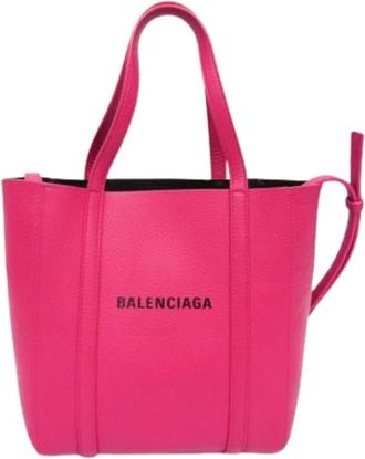 Balenciaga Pre-owned Tote Bags, female, Pink, Size: ONE SIZE Pre-owned Everyday Tote XXS