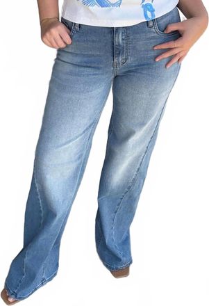 Kut from the Kloth High-Rise Wide Leg Jean In Blue