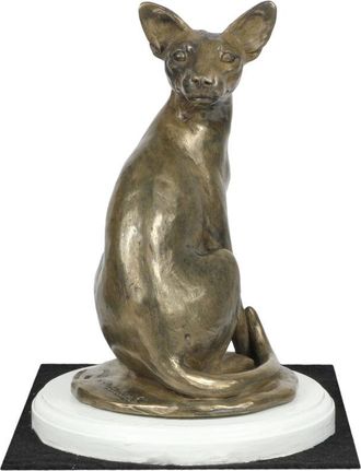 OEM Gato Mau Egipcio - Estatuilla De Gato, Figura Sobre Base Blanca, Trofeo Para Exposici&oacute;n De Perros De Art-dog