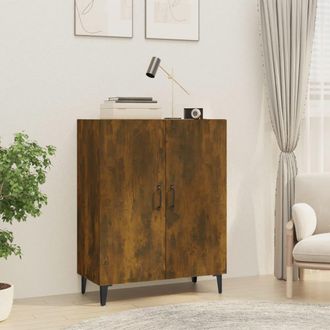 vidaXL Vidaxl - Aparador Madera Contrachapada Color Roble Ahumado 70x34x90 Cm