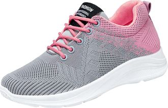 Generic Slip on Walking Shoes for Women Ladies Platform Plantar Fasciitis Sneakers Fashion and Autumn Women Casual and Comfortable Flat Mesh Breathable Walkin