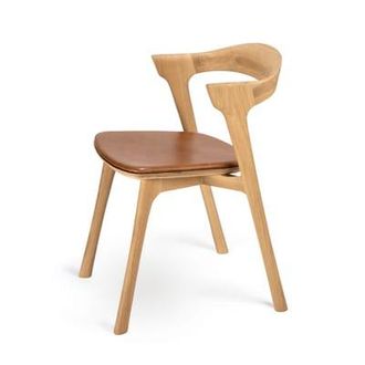 Ethnicraft Chair Bok - Natural wood - Solid oak - Designer Alain van Havre