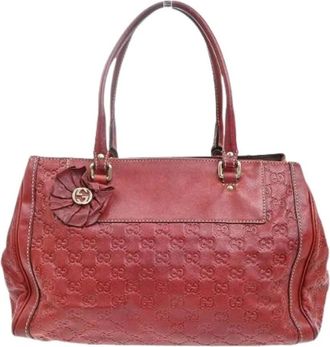 Gucci Pre-owned Handbags, female, Red, Size: ONE SIZE Pre-owned Handbag