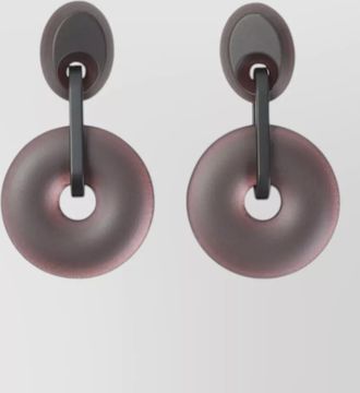 Giorgio Armani resin clip-on earrings