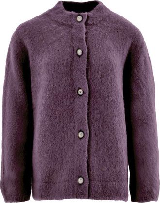 Gran Sasso Hoge hals wolmix kabelgebreide trui