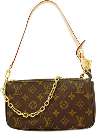 Louis Vuitton Brown Pouch (Pre-Owned)