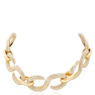 Swarovski Dextera Gold-Tone Plated Choker Necklace