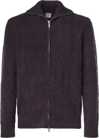 Eleventy C&aacute;rdigan de punto con cremallera - Knitwear - Hombre - Marr&oacute;n - L