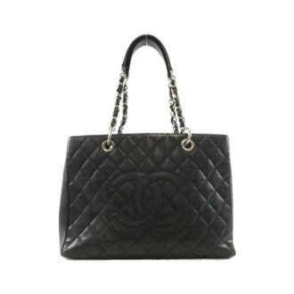 Chanel Pre-owned Lamslederen Schoudertas - Dames - Pre-owned - Zwart - Maat: ONE Size Leer