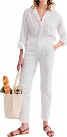 Kule City Sraight Leg Pants In White