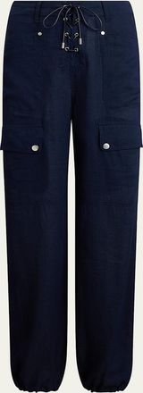Ralph Lauren Collection Briella Ripstop Ankle Cargo Pants