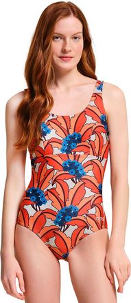 Regatta Womens Orla Kiely Summber Beach Swimming Costume - Orange Tropical - 16