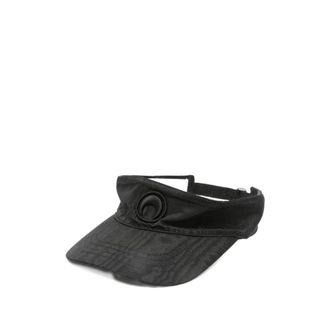 Marine Serre Caps, female, Black, Size: ONE SIZE Moon Visor Cap