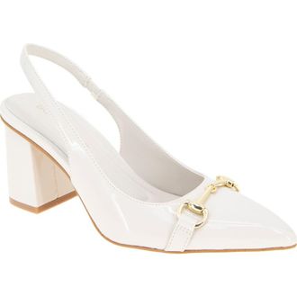 BCBGeneration Glastin Slingback Pump in Rainy Day Patent at Nordstrom Rack, Size 10