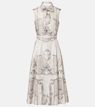 Max Mara Ambuto printed midi dress