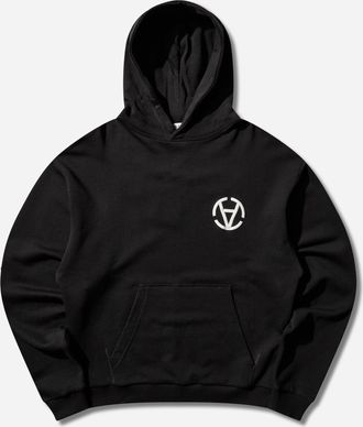 Slam Jam Basics Graphic Hoodie Black