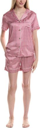 Petite Plume 2pc Classic Silk Short Set