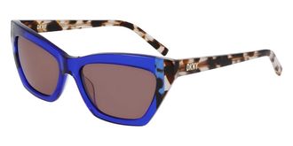 DKNY DK547S 425 Womens Sunglasses Blue Size 55