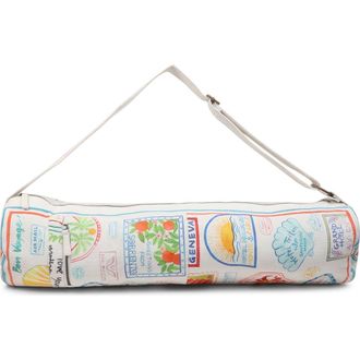 Vismaya Bon Voyage Yoga Mat Bag in White Dove at Nordstrom