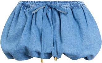 Patou Drawstrings Mini A-line Skirt