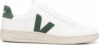 Veja V-12 Leather White Cyprus - Heren - Sneakers - Wit - 44 EU - Leer - Schoenen