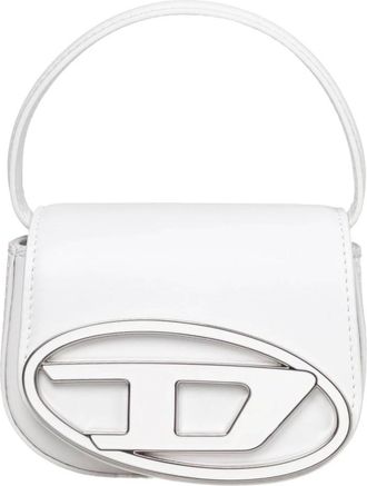 Diesel Tassen, Dames, Wit, ONE Size, Leer, 1DR XS Mini Bag
