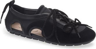 Simone Rocha Cutout Ballerina Grip Sneaker in Black at Nordstrom, Size 11Us