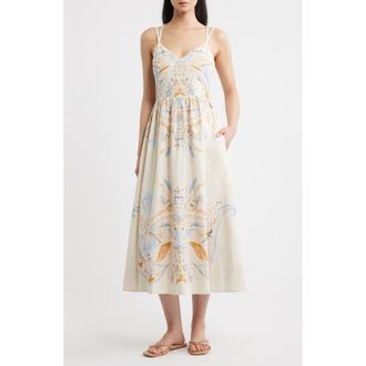 Cleobella Maryam Midi Dress in Goleta Print at Nordstrom, Size X-Large