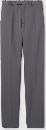 Gucci Heavy Wool Satin Pant, Size 44, Grey, Ready-to-wear