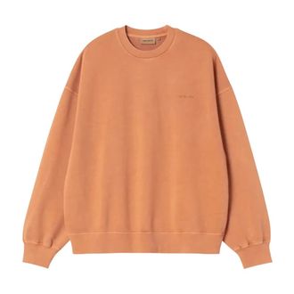 Carhartt Work in Progress Hoodies & sweatvesten, Heren, Oranje, L, Katoen, Benton Sweatshirt