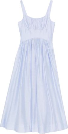 Aje Abito Mist midi con ruches - Blu