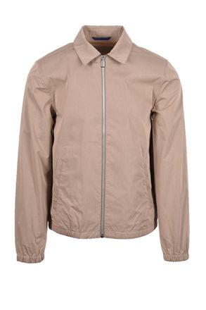Paul Smith Mens COACH JACKET LIGHT BEIGE Cotton - Size X-Large