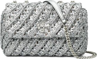 Tory Burch Kira Woven Small Convertible Shoulder Bag