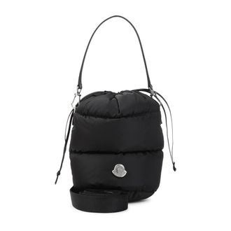 Moncler Caradoc Handbag - female - Moncler - Bucket Bags - Black - ONE SIZE - Bags
