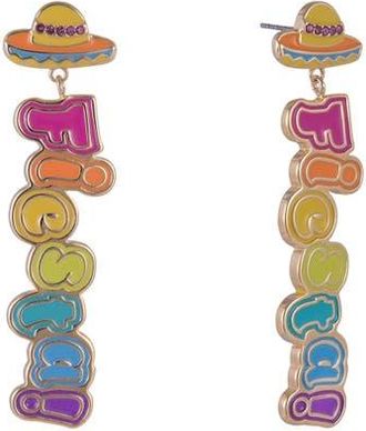 Hallmark Enamel Fiesta Linear Drop Earrings in Multicolored at Nordstrom