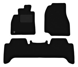 OEM Alfombrillas De Terciopelo Negro Para Toyota Land Cruiser J100 Todoterreno (1998-2007)