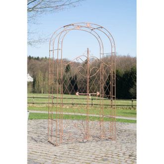 Clp Clp - Arco De Jard&iacute;n Con Puerta Melissa Marr&oacute;n Antiguo