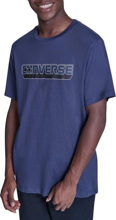 Converse Dimension Logo Tee in Converse Navy at Nordstrom, Size X-Large