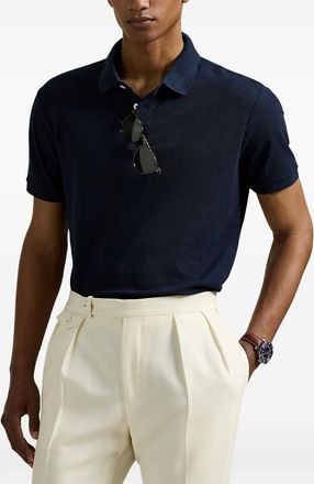 Polo Ralph Lauren Polo in cotone con ricamo logo - Blu