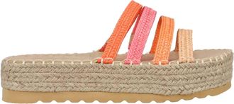 Matisse Footwear Womens Gwen Platform Casual Slide Sandal In Pink Multi