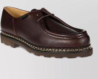 Paraboot leather derby shoes